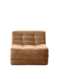 Nara Single Sofa Module Velvet