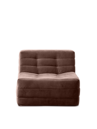Nara Single Sofa Module Velvet