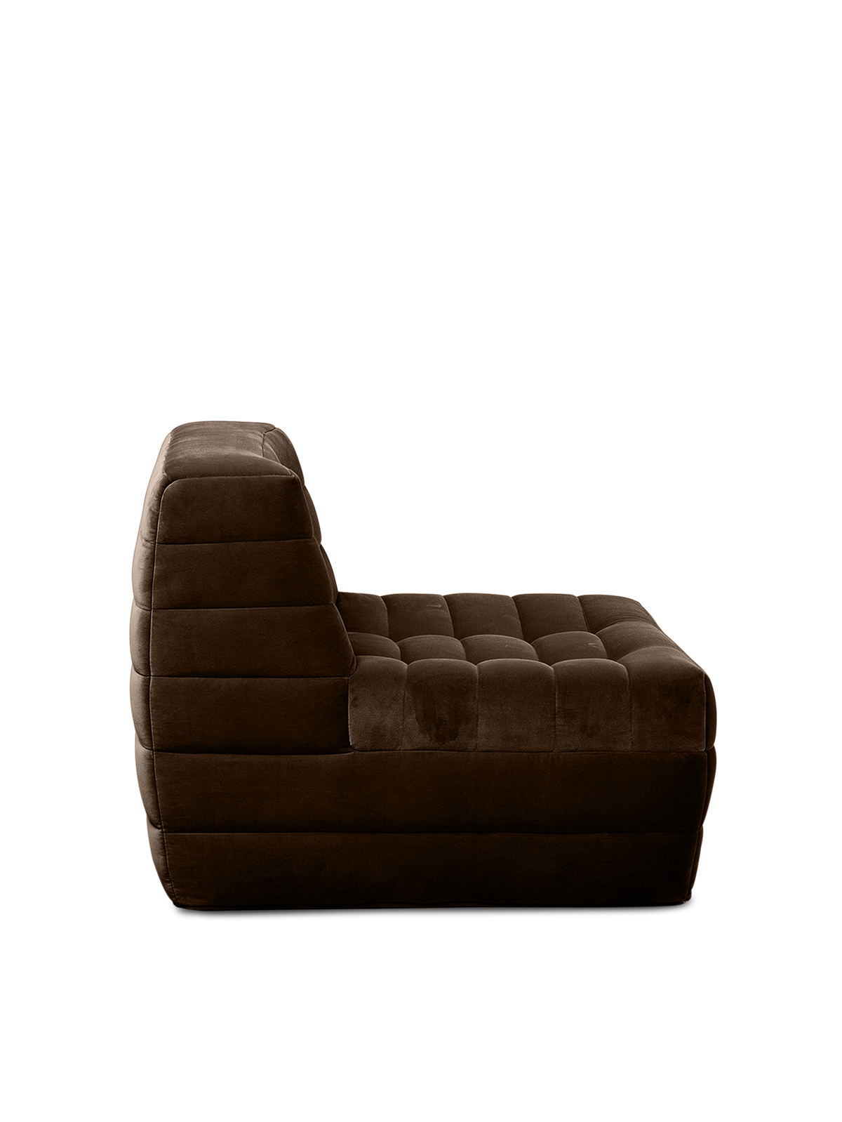 Nara Single Sofa Module Velvet