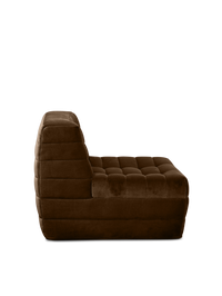 Nara Single Sofa Module Velvet
