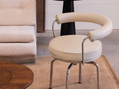 1970s LC7 Swivel Armchair by Charlotte Perriand for Cassina