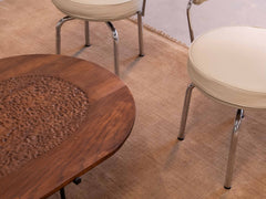 1970s LC7 Swivel Armchair by Charlotte Perriand for Cassina