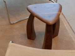 Arc De Stool 37 - Walnut