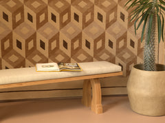 Sintra Bench with Cushion - Oak
