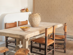 1920s French Oak Dining Table