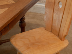 1960s Decorative Brutalist Dining Chairs