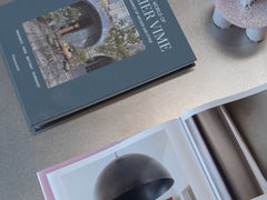 Petite Temple Sculpture in Volcanic Pink Glaze