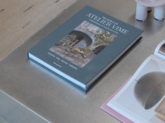 Petite Temple Sculpture in Volcanic Pink Glaze