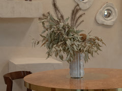 Vase Rythme 03 in White Stoneware