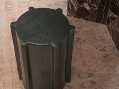 Geometrical Pawn Side Table - Dark Green