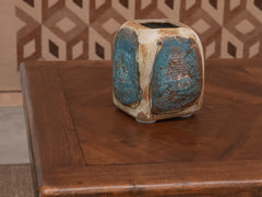 1960s Blue Ceramic Vase