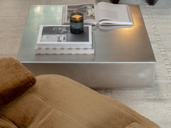 Stainless Steel Coffee Table, Brushed