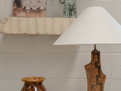 1960s Ceramic Sculptural Table Lamp