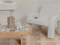 1980s Maison Regain Tiled Coffee Table