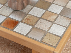 1980s Maison Regain Tiled Coffee Table