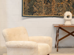 1960s Sheepskin Armchair