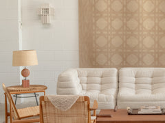 1970s Pink Travertine Table Lamp by Philippe Barbier