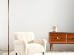 1960s Sheepskin Armchair
