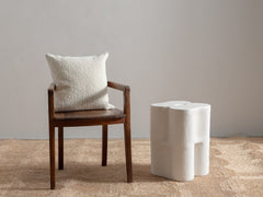 Square Cushion - Ivory Boucle