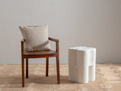 Square Cushion - Nougat Boucle