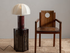 Art Deco Oak & Mahogany Armchair