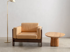 Afra & Tobia Bastiano Chair in Macadamia Leather