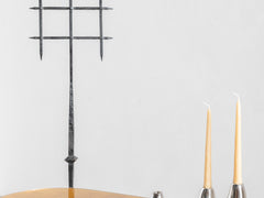 Alberto Geradi Wrought Iron Candlestick