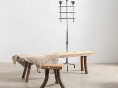 Alberto Geradi Wrought Iron Candlestick