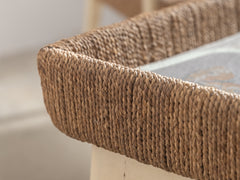 Augusto Romano Wood and Rope Table