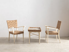 Augusto Romano Wood and Rope Table