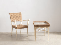 Augusto Romano Wood and Rope Table