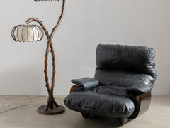 1960s Bamboo Floor Lamp