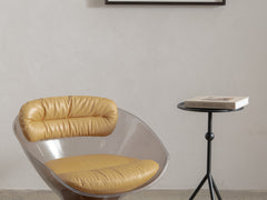 Raphael Raffel 1970s Space Age Lucite Pod Lounge Chair