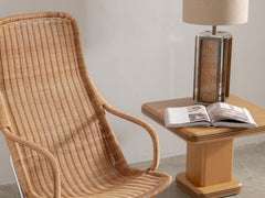 1970s Gebroeders Jonkers Rattan Lounge Chair