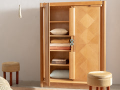 1960s Italian Stool in Capelli Hide
