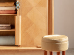 1950s Oak Cabinet by Guillerme & Chambron