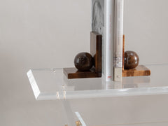 Pair of 1970s Italian Marble Bookends