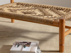 1950s French Rope Coffee Table by Adrien Audoux and Frida Minet