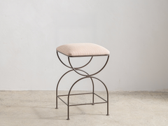 Soleil Stool - Bronze with Sunset Stripe