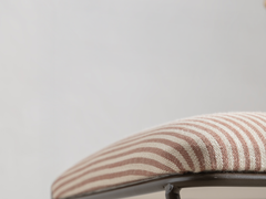 Soleil Stool - Bronze with Sunset Stripe