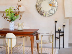 Belgo Chrome Armchair in Brass and Copper