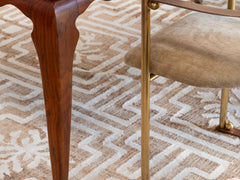 Belgo Chrome Armchair in Brass and Copper