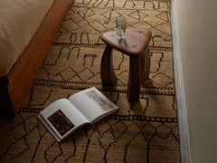 Arc De Stool 37 - Walnut