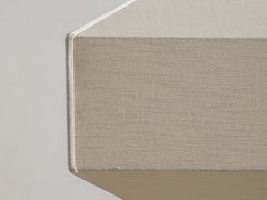 Ming Pendant Cube in Raw Silk