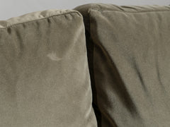 Vintage 3-Seater Sofa in Moss Velvet
