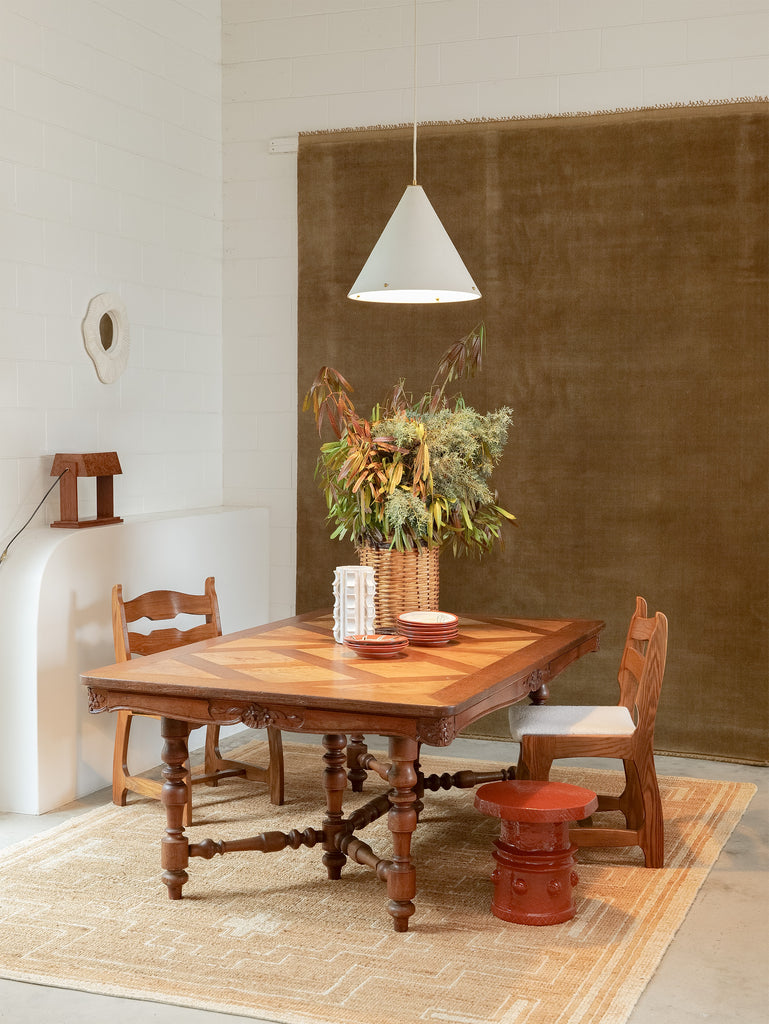 Clara Side Table - Rust – Tigmi Trading