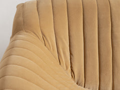Sandra Sofa by Annie Hieronimus for Cinna, 1977 in Burnt Butter