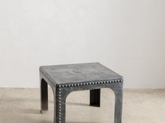 French Industrial Riveted Coffee Table