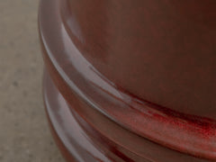 Pawn Side Table - Dark Red