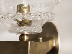 Barovier and Toso Bullicante Glass Wall Light